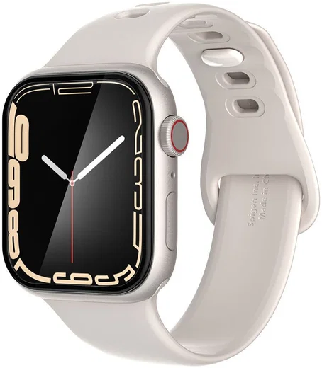 Spigen ProFlex - Apple Watch 7/8/9 45MM Screen Protector + Installatie (2-Pack) afbeelding 10