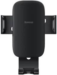 Baseus Metal Age II Gravity Ventilatierooster Telefoonhouder Zwart afbeelding