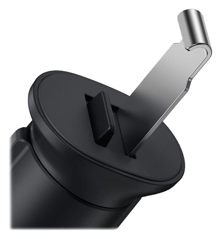 Baseus Metal Age II Gravity Ventilatierooster Telefoonhouder Zwart afbeelding 4