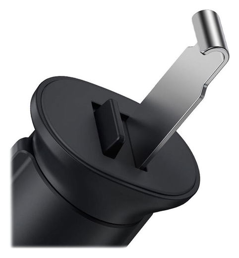 Baseus Metal Age II Gravity Ventilatierooster Telefoonhouder Zwart afbeelding 4