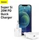 Baseus Snellader 20W PD + USB-C naar Apple Lightning Kabel 1M Zwart afbeelding 4