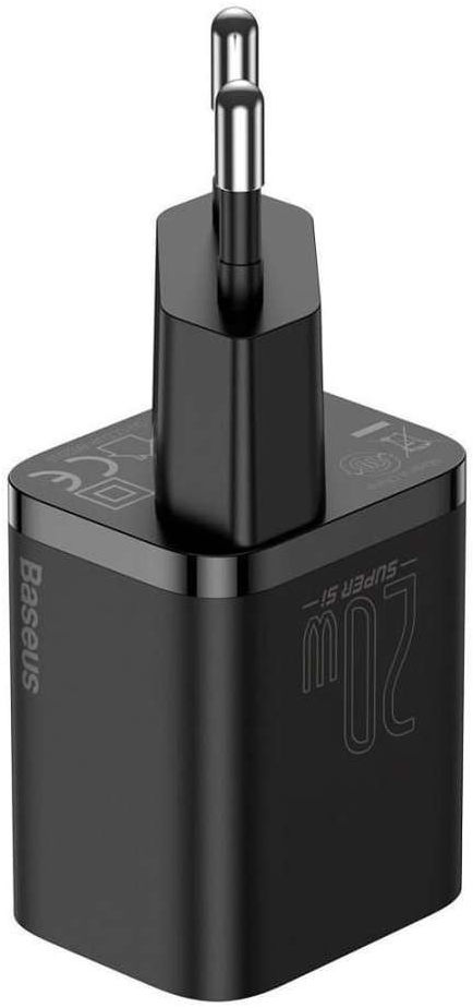 Baseus Snellader 20W PD + USB-C naar Apple Lightning Kabel 1M Zwart afbeelding 12