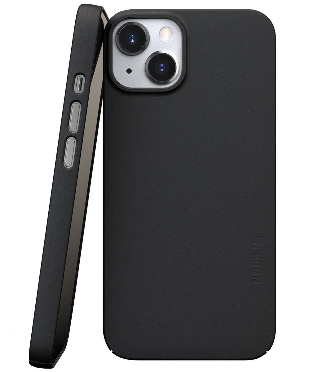 Nudient Thin Case V3 Apple iPhone 13 Hoesje met MagSafe Zwart afbeelding 1