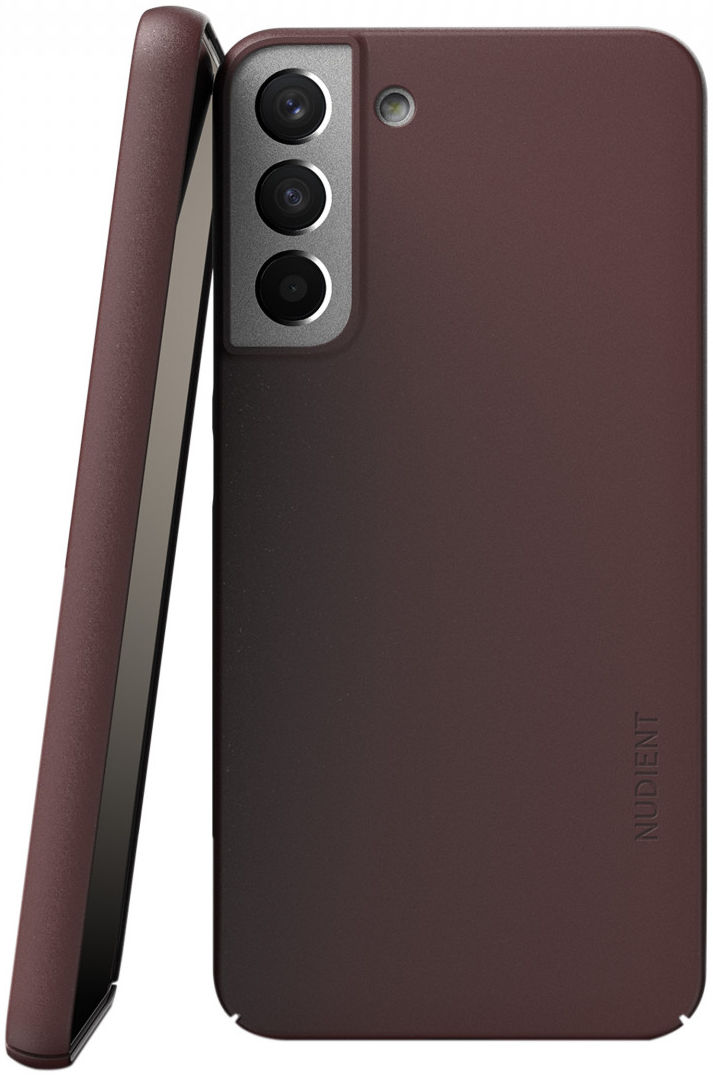 Nudient Thin Case V3 Samsung Galaxy S22 Plus Hoesje Back Cover Rood afbeelding 1