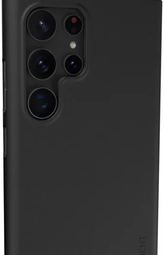 Nudient Thin Case V3 Samsung Galaxy S22 Ultra Hoesje Back Cover Zwart afbeelding 2