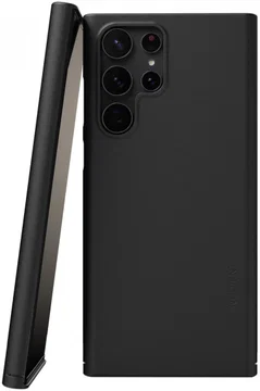 Nudient Thin Case V3 Samsung Galaxy S22 Ultra Hoesje Back Cover Zwart