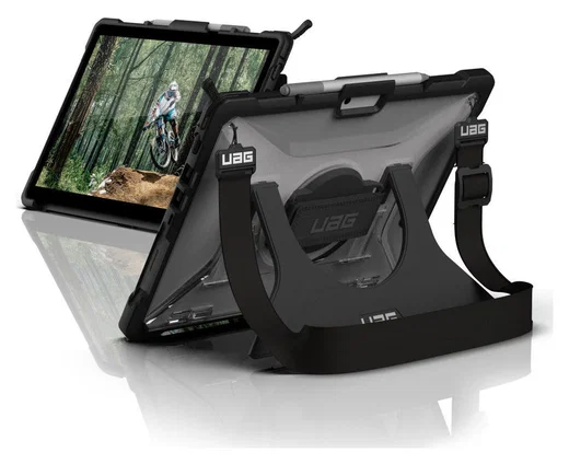 Urban Armor Gear Plasma Microsoft Surface Pro 8 Hoes met Schouderband afbeelding 1