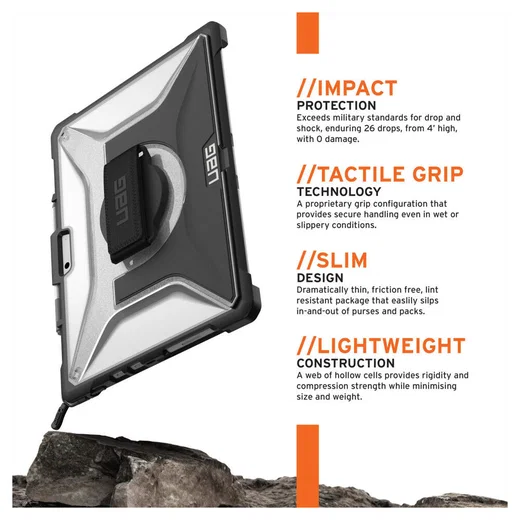 Urban Armor Gear Plasma Microsoft Surface Pro 8 Hoes met Schouderband afbeelding 9