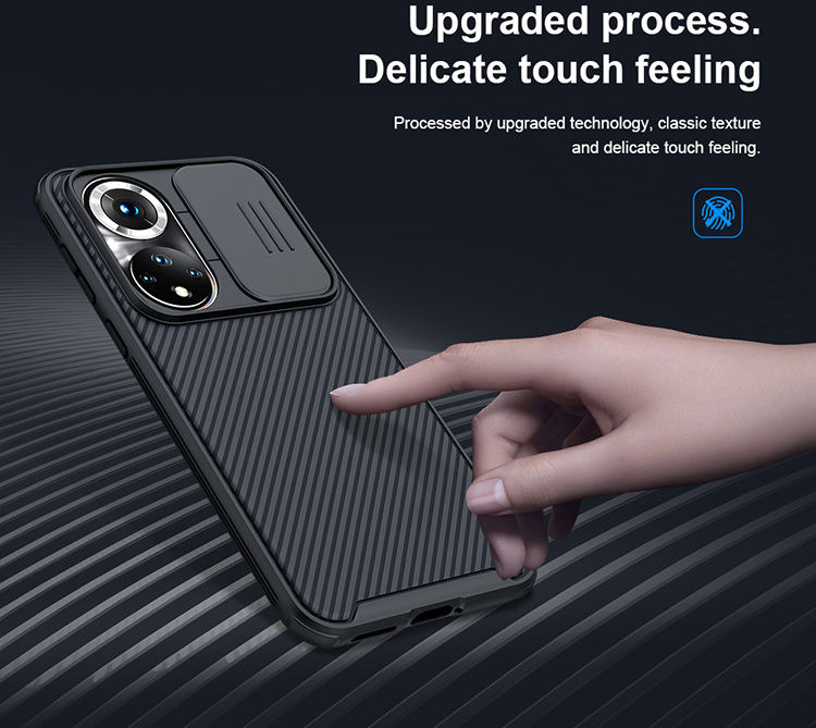Nillkin CamShield Honor 50 Hoesje met Camera Slider Back Cover Zwart afbeelding 9