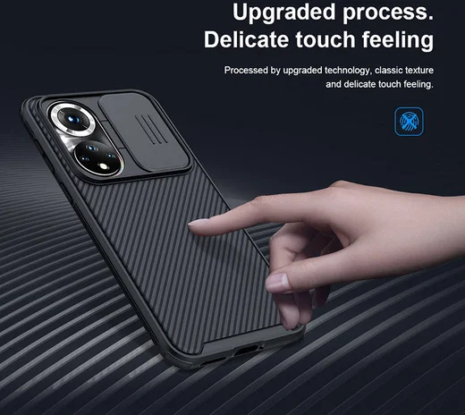 Nillkin CamShield Honor 50 Hoesje met Camera Slider Back Cover Zwart afbeelding 9