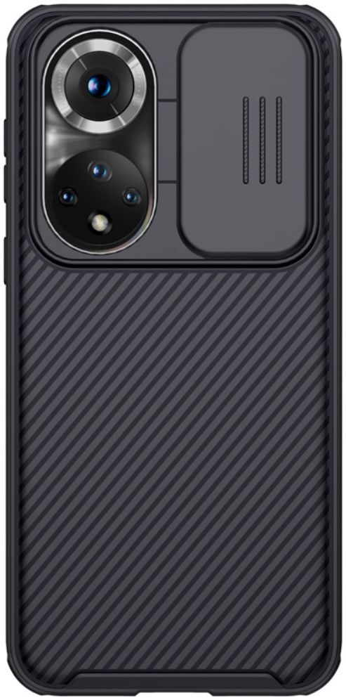 Nillkin CamShield Honor 50 Hoesje met Camera Slider Back Cover Zwart afbeelding 1