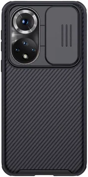 Nillkin CamShield Honor 50 Hoesje met Camera Slider Back Cover Zwart
