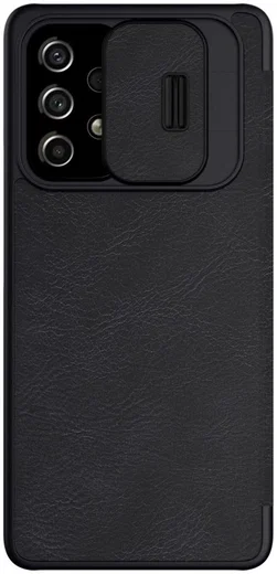 Nillkin Qin Samsung Galaxy A53 Hoesje Book Case Camera Slider Zwart afbeelding 4