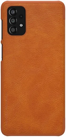 Nillkin Qin Samsung Galaxy A33 Hoesje Wallet Book Case Bruin afbeelding 3