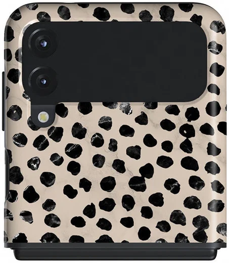 Burga Tough Case Samsung Galaxy Z Flip 3 Hoesje Almond Latte afbeelding 1