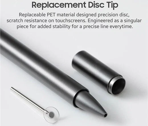 Adonit Neo Lite Nauwkeurige Universele / Passieve Disc-Tip Stylus Pen Zwart afbeelding 9