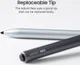 Adonit Neo iPad Stylus Pen Herlaadbaar Native Palm Rejection Zilver afbeelding 7