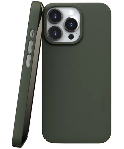 Nudient Thin Case V3 Apple iPhone 13 Pro Hoesje met MagSafe Groen afbeelding 1