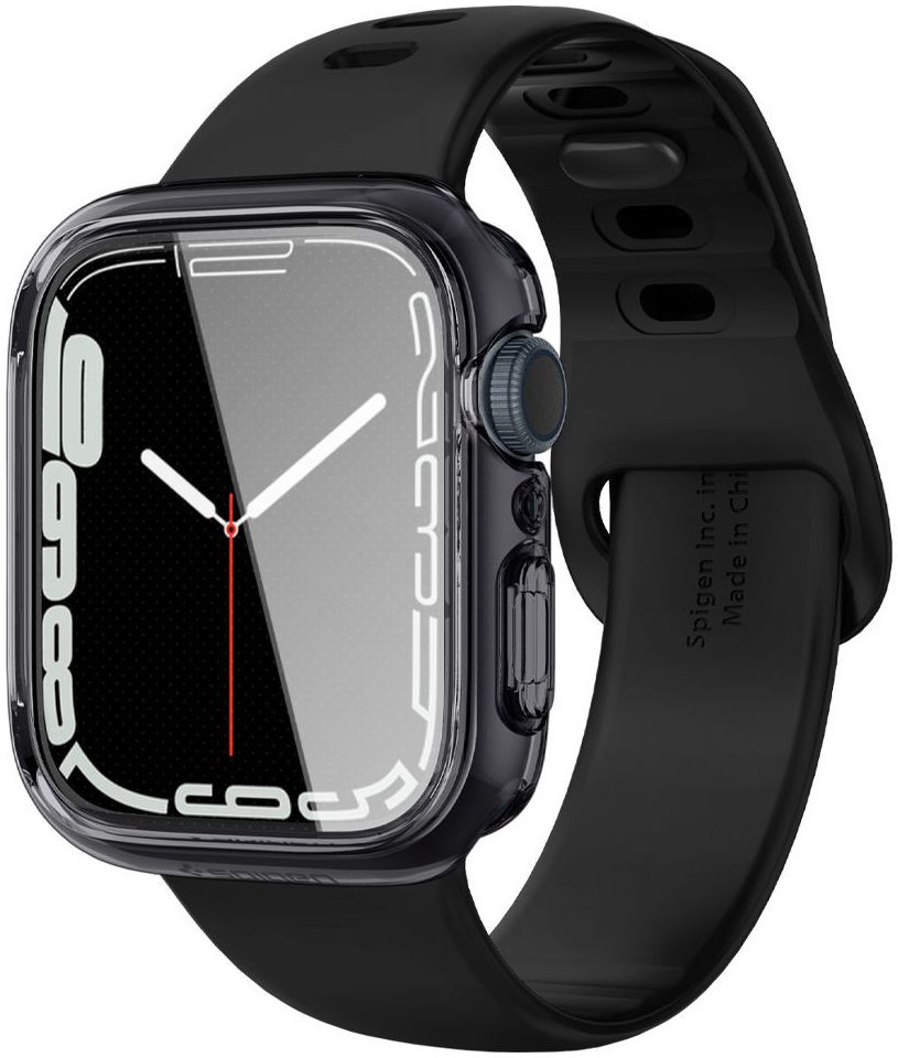 Spigen Ultra Hybrid Apple Watch 7 / 8 41MM Hoesje Full Screen Grijs afbeelding 1
