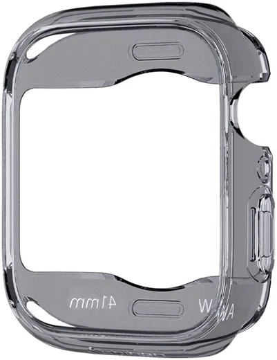 Spigen Ultra Hybrid Apple Watch 7 / 8 41MM Hoesje Full Screen Grijs afbeelding 10