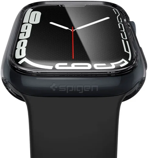 Spigen Ultra Hybrid Apple Watch 7 / 8 41MM Hoesje Full Screen Grijs afbeelding 11