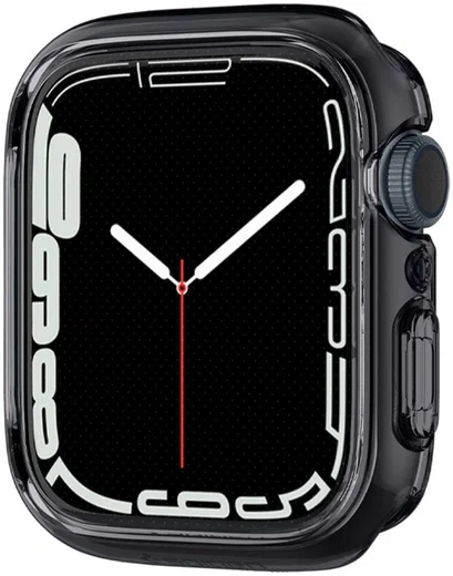Spigen Ultra Hybrid Apple Watch 7 / 8 41MM Hoesje Full Screen Grijs afbeelding 14
