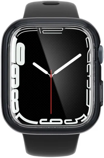 Spigen Ultra Hybrid Apple Watch 7 / 8 41MM Hoesje Full Screen Grijs afbeelding 4