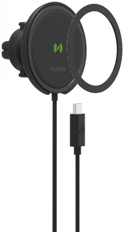 Mophie Snap+ Telefoonhouder Auto met MagSafe Lader Luchtrooster Zwart afbeelding 12