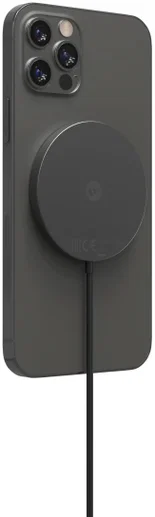 Mophie Snap+ Wireless Draadloze Oplader voor MagSafe Snelladen Zwart afbeelding 5