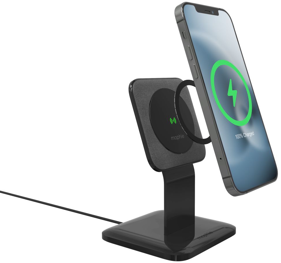 Mophie Snap+ Wireless Stand Bureauhouder 15W met MagSafe Snelladen afbeelding 1