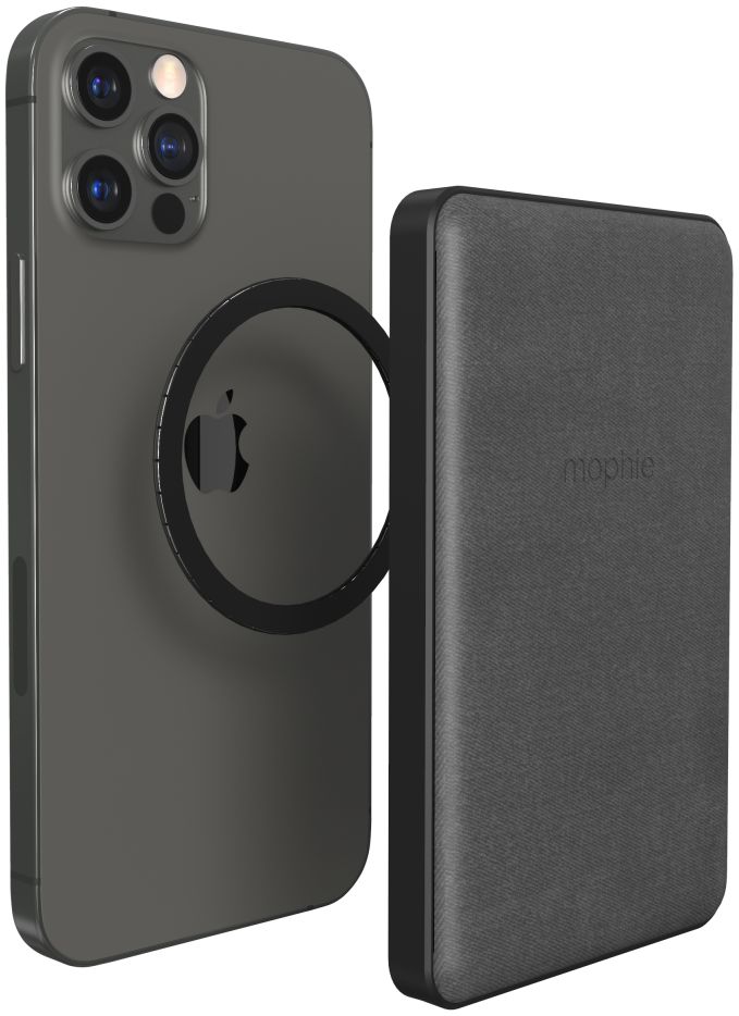 Mophie Snap+ Juice Pack Mini MagSafe Powerbank 5.000 mAh Zwart afbeelding 2