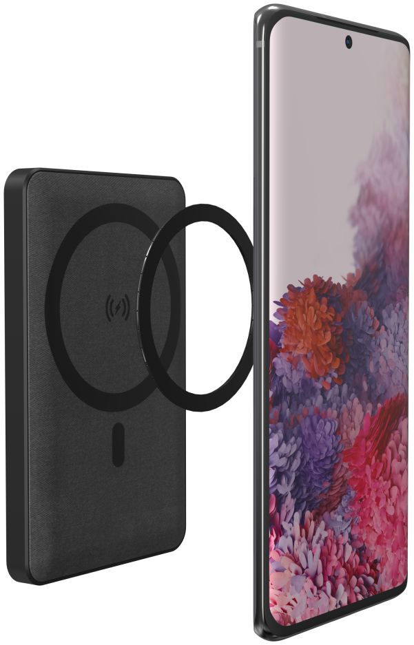 Mophie Snap+ Juice Pack Mini MagSafe Powerbank 5.000 mAh Zwart afbeelding 5