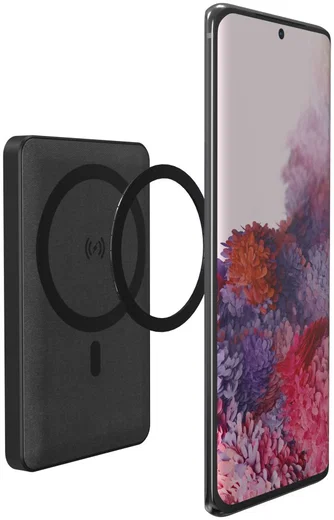 Mophie Snap+ Juice Pack Mini MagSafe Powerbank 5.000 mAh Zwart afbeelding 5