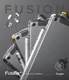 Ringke Fusion+ Apple iPad 10.2 Hoes Schokbestendig + Bumpers Wit/Geel afbeelding 11