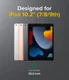 Ringke Fusion+ Apple iPad 10.2 Hoes Schokbestendig + Bumpers Wit/Geel afbeelding 9