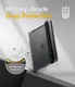 Ringke Fusion+ Apple iPad 10.2 Hoes + Handstrap & Bumpers Geel/Wit afbeelding 2