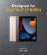 Ringke Fusion+ Apple iPad 10.2 Hoes + Handstrap & Bumpers Geel/Wit afbeelding 8