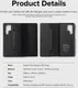 Ringke Folio Signature EZ Strap Samsung Galaxy S22 Ultra Hoesje Zwart afbeelding 12