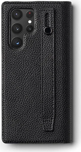 Ringke Folio Signature EZ Strap Samsung Galaxy S22 Ultra Hoesje Zwart afbeelding 3