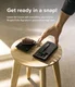 Ringke Folio Signature EZ Strap Samsung Galaxy S22 Ultra Hoesje Zwart afbeelding 7
