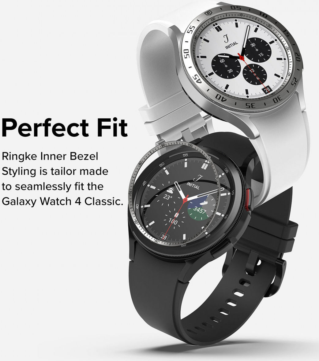 Ringke Inner Bezel - Galaxy Watch 4 Classic 42mm Beschermrand - Grijs afbeelding 3