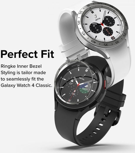 Ringke Inner Bezel - Galaxy Watch 4 Classic 42mm Beschermrand - Grijs afbeelding 3