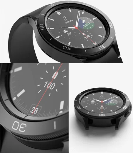 Ringke Inner Bezel - Galaxy Watch 4 Classic 42mm Beschermrand - Zwart afbeelding 2