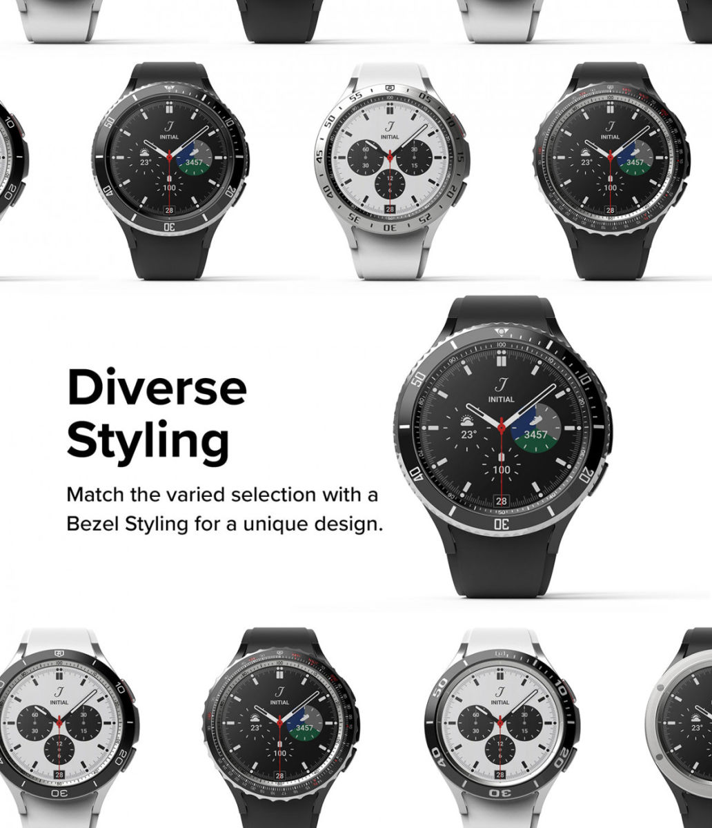 Ringke Inner Bezel - Galaxy Watch 4 Classic 42mm Beschermrand - Zwart afbeelding 5