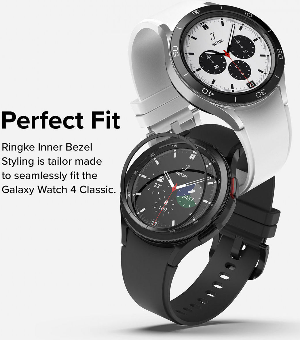 Ringke Inner Bezel - Galaxy Watch 4 Classic 42mm Beschermrand - Zwart afbeelding 6