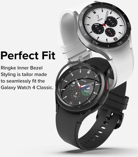 Ringke Inner Bezel - Galaxy Watch 4 Classic 42mm Beschermrand - Zwart afbeelding 6