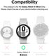 Ringke Metal One Samsung Galaxy Watch 4 44MM Bandje RVS Zwart afbeelding 8