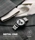 Ringke Metal One Samsung Galaxy Watch 4 Classic 46MM Bandje RVS Zilver afbeelding 2