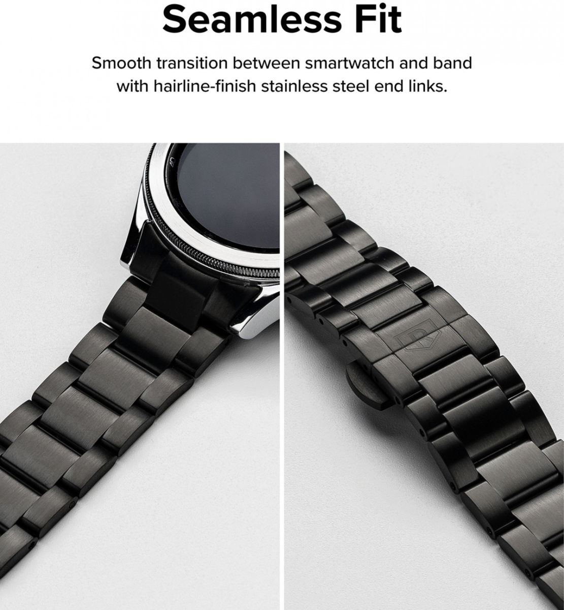 Ringke Metal One Samsung Galaxy Watch 4 Classic 46MM Bandje RVS Zilver afbeelding 7