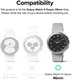 Ringke Metal One Samsung Galaxy Watch 4 Classic 46MM Bandje RVS Zilver afbeelding 8